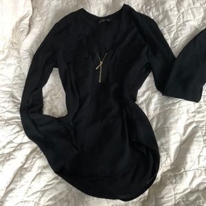 Black Convertible Express Blouse